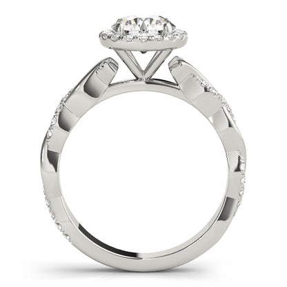 Round Engagement Ring M51081-E-1/2