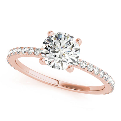 Round Engagement Ring M51102-E-1/2