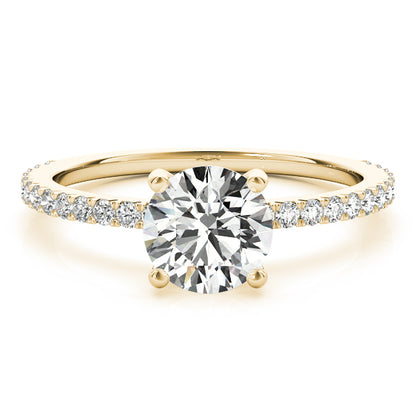 Round Engagement Ring M51102-E-1