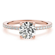 Load image into Gallery viewer, Round Engagement Ring M51102-E-1/4
