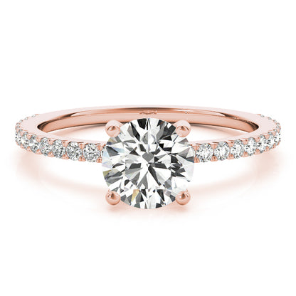 Round Engagement Ring M51102-E-11/2