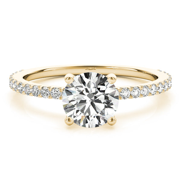 Round Engagement Ring M51102-E-1/2