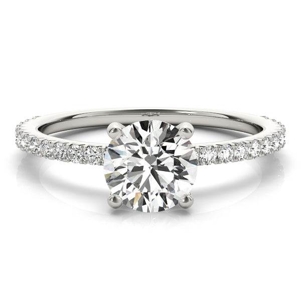 Round Engagement Ring M51102-E-11/2