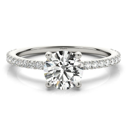 Round Engagement Ring M51102-E-1/2