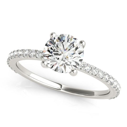 Round Engagement Ring M51102-E-1