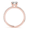 Load image into Gallery viewer, Round Engagement Ring M51102-E-1/4
