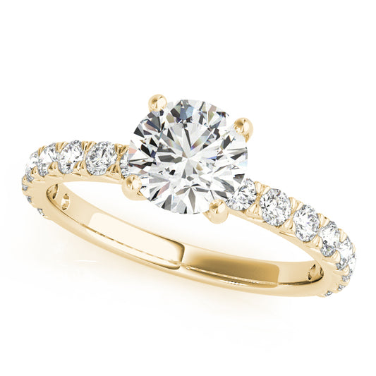 Round Engagement Ring M51104-E-1