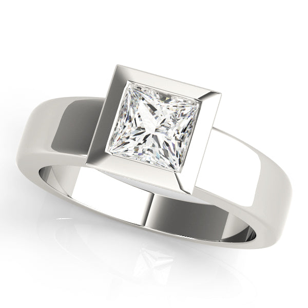 Square Engagement Ring M81753-3/4