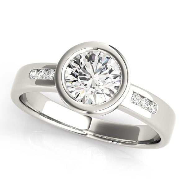 Round Engagement Ring M81843-B