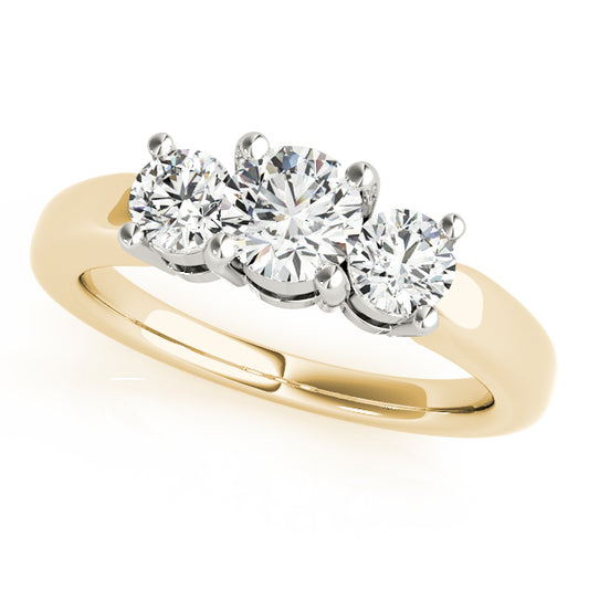 Round Engagement Ring M81881-11/2