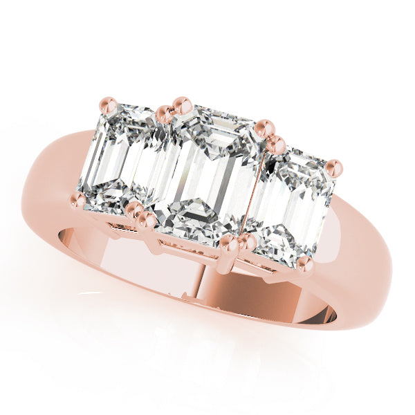 Emerald Cut Engagement Ring M81981-A