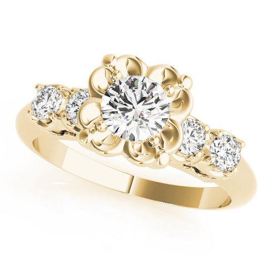 Round Engagement Ring M82058