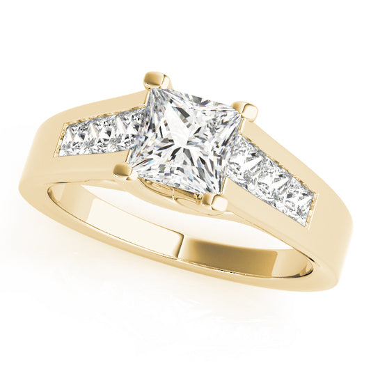 Square Engagement Ring M82075