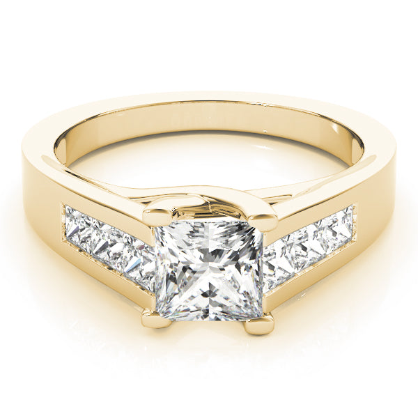 Square Engagement Ring M82075