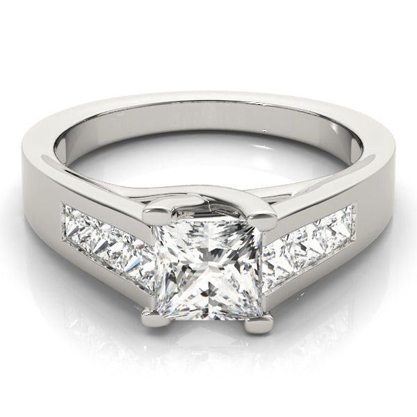 Square Engagement Ring M82075