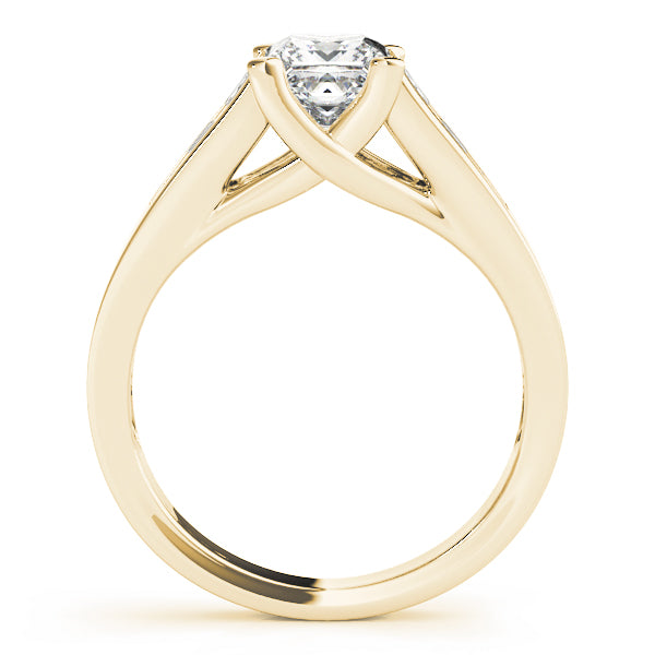 Square Engagement Ring M82075