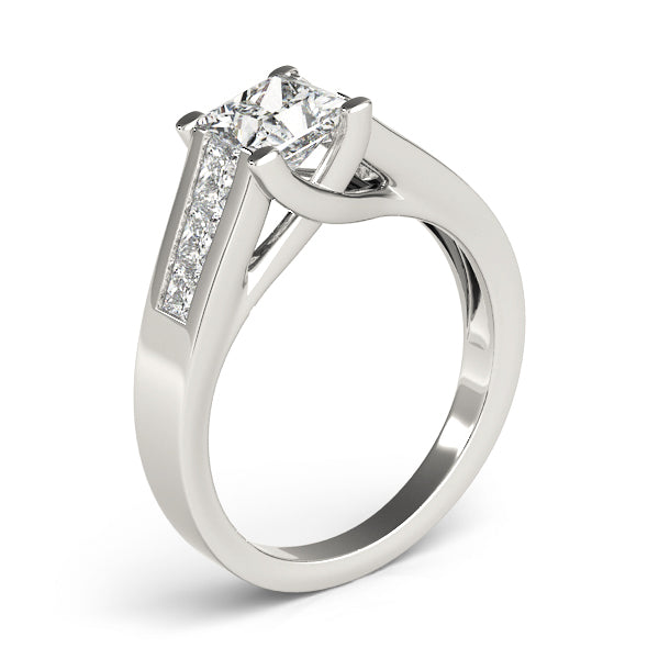 Square Engagement Ring M82075