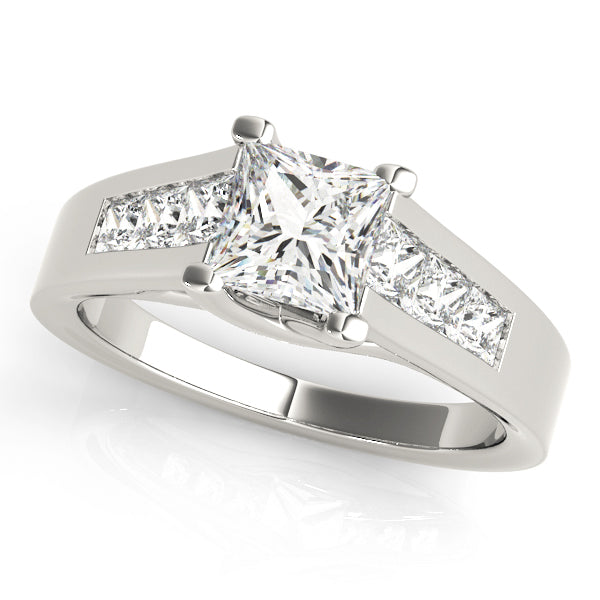 Square Engagement Ring M82075