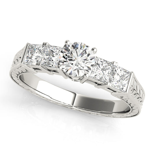 Round Engagement Ring M82081