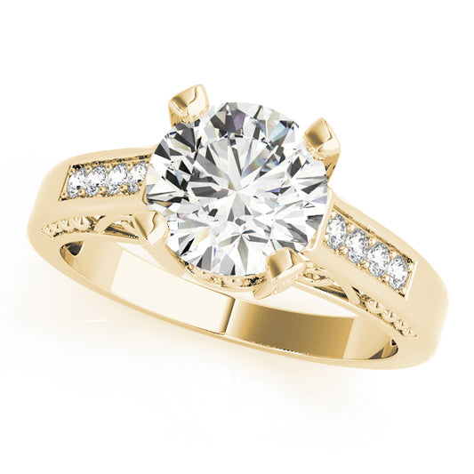 Round Engagement Ring M82495