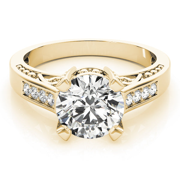 Round Engagement Ring M82495