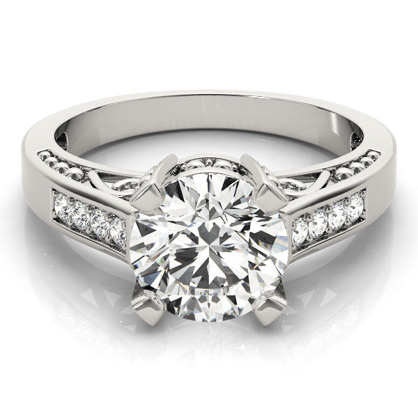 Round Engagement Ring M82495