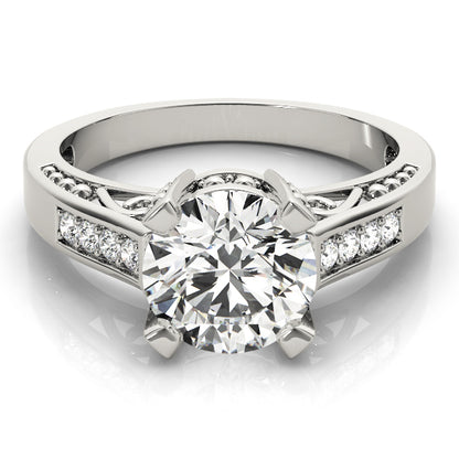 Round Engagement Ring M82495