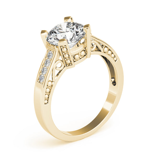 Round Engagement Ring M82495