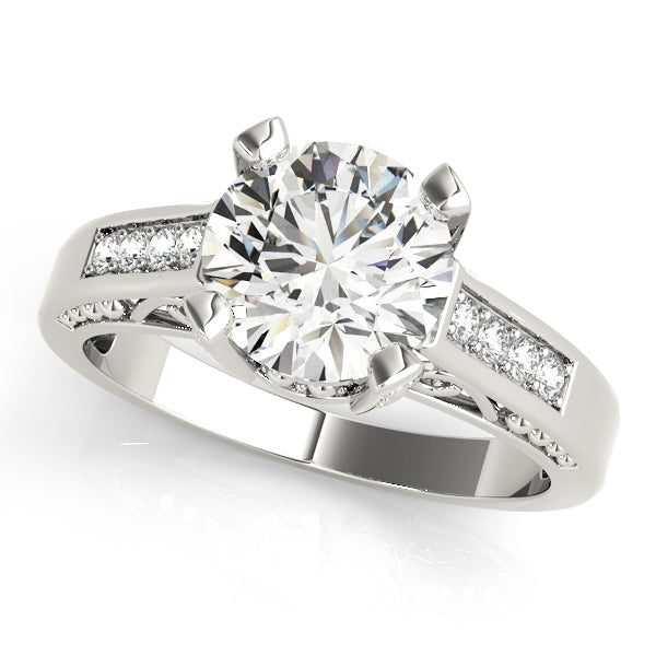 Round Engagement Ring M82495