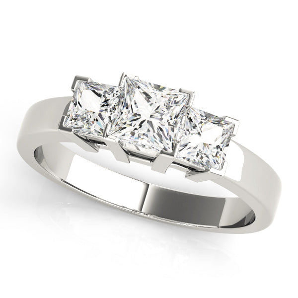 Square Engagement Ring M82570-3/4