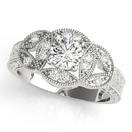 Round Engagement Ring M82612