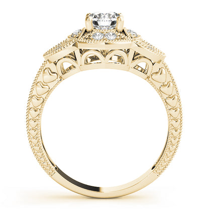 Round Engagement Ring M82612