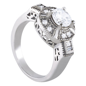 Round Engagement Ring M82613-6.5