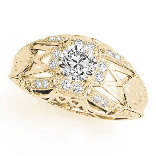 Round Engagement Ring M82615