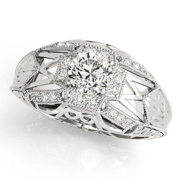 Round Engagement Ring M82615