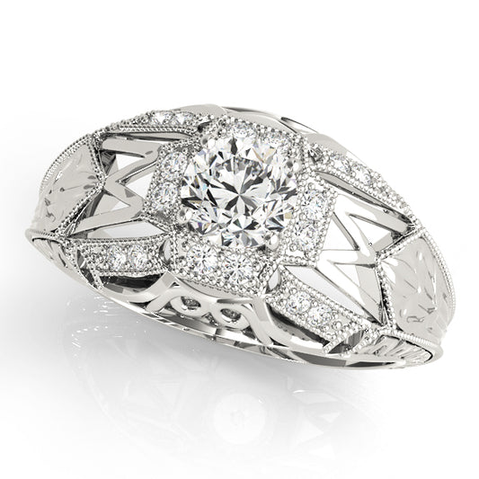 Round Engagement Ring M82615