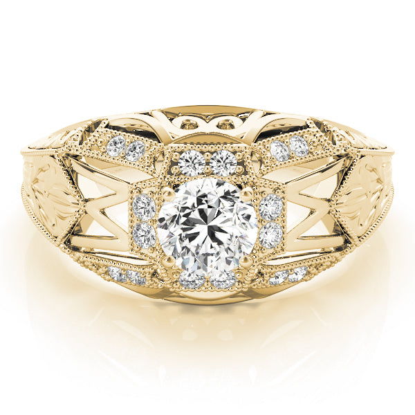 Round Engagement Ring M82615