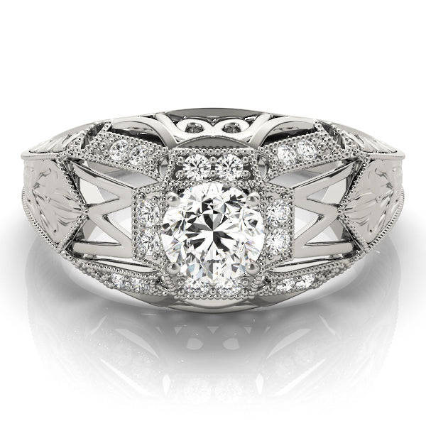 Round Engagement Ring M82615