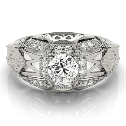 Round Engagement Ring M82615