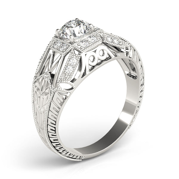 Round Engagement Ring M82615