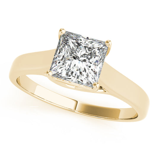 Square Engagement Ring M82652-3/4-TT