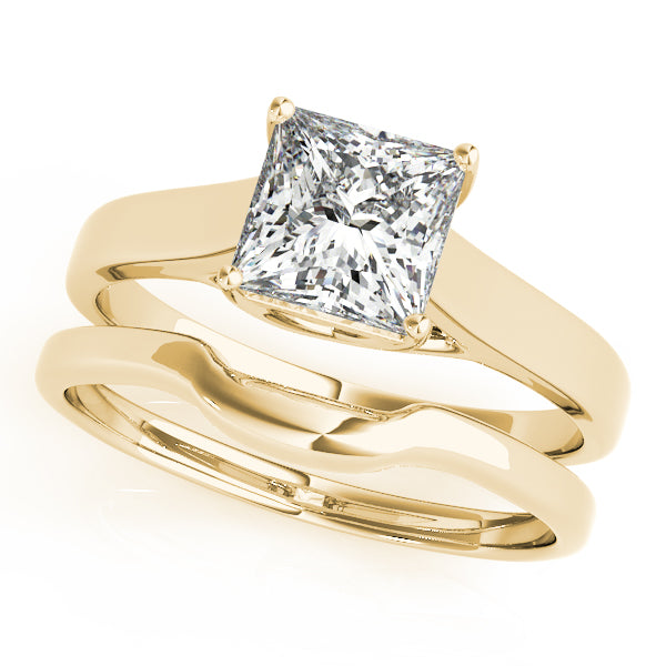 Square Engagement Ring M82652-1/2-TT