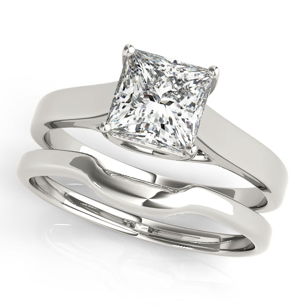 Square Engagement Ring M82652-1/2-TT