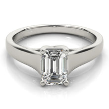 Load image into Gallery viewer, Emerald Cut Engagement Ring M82654-3/4
