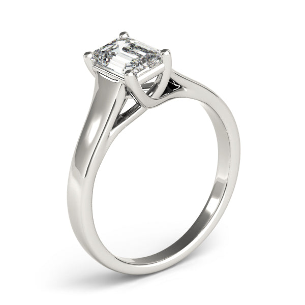 Emerald Cut Engagement Ring M82654-1
