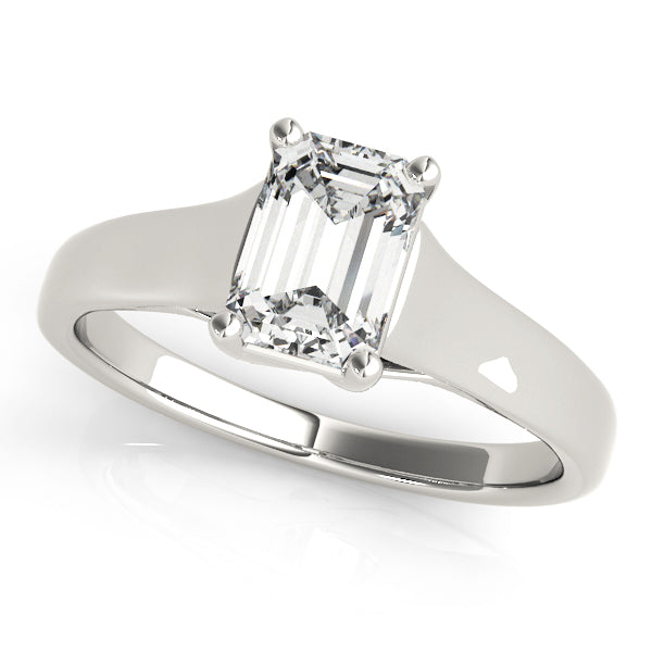 Emerald Cut Engagement Ring M82654-1