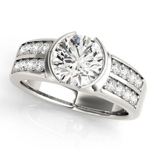 Round Engagement Ring M82756-B