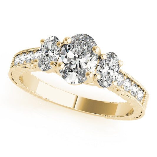Oval Engagement Ring M82818-B