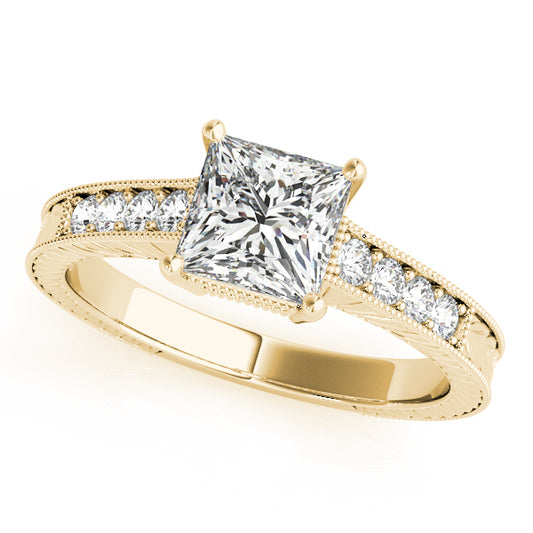 Square Engagement Ring M82856-A