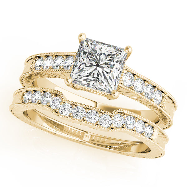 Square Engagement Ring M82856-E
